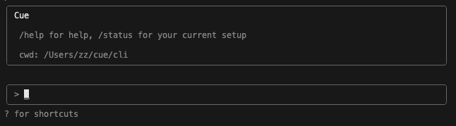 Cue CLI - Your Local Agentic Assistant